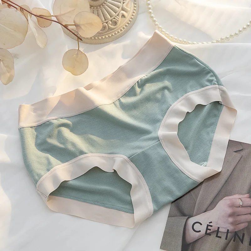 4 teile/satz Frauen Höschen Modal Unterwäsche weibliche bequeme nahtlose sexy Dessous intim iert Unterhosen Slips Mädchen feste M-XL – Detail 12