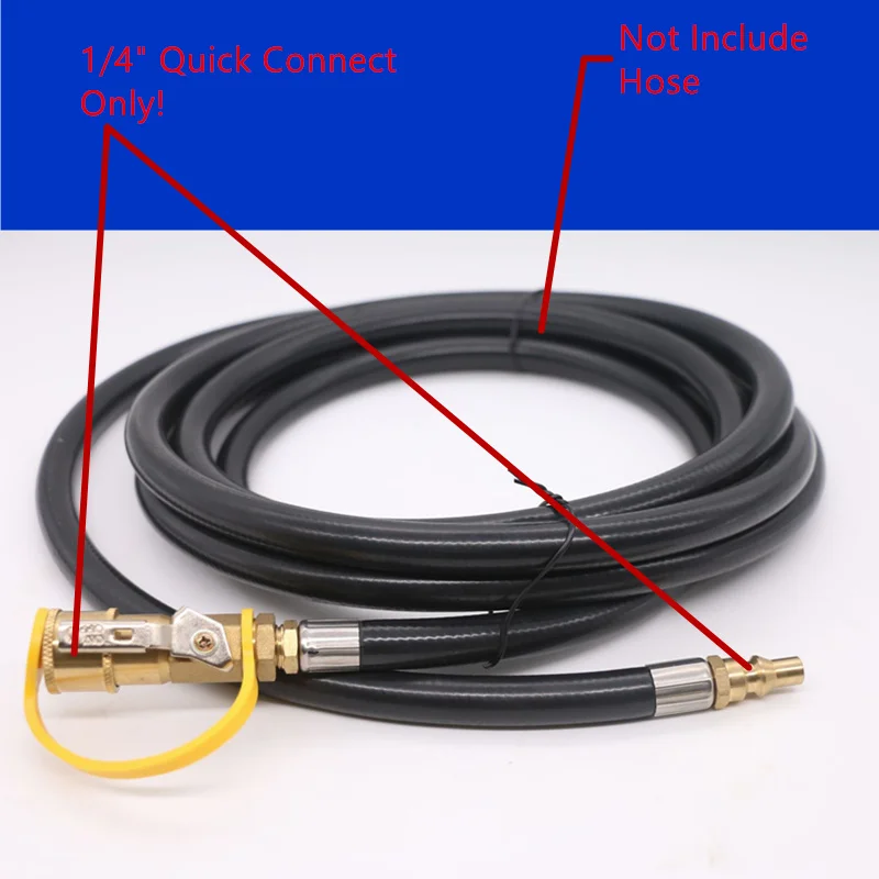 ALWAYSME 1/4" Propane Quick Connector