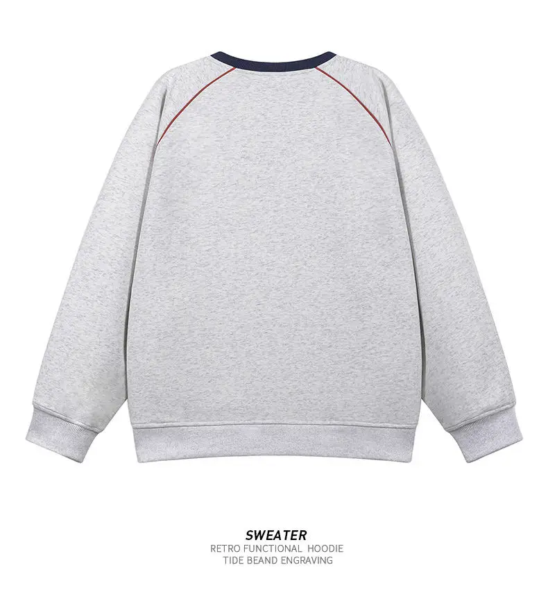 Mode 2026 Frühling Herbst Jugend Pullover herren Outdoor Langarm Sweatshirts Paar der Streetwear Lose Tops Hoodie Kleidung – Detail 11