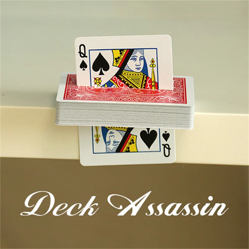 

Deck Assassin Magic Tricks Signed Card Pass Through Deck Magia Magician Close Up Street Illusions Gimmicks Mentalism Props