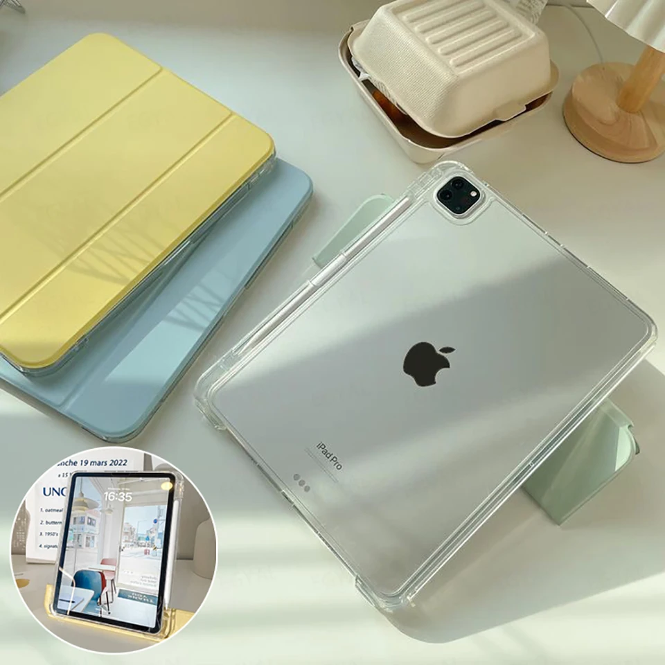 Custodia Smart Cover Con Portamatite Per IPad 10a Gen 10.9, Air 10.9, Pro 11/12.9 (2022)