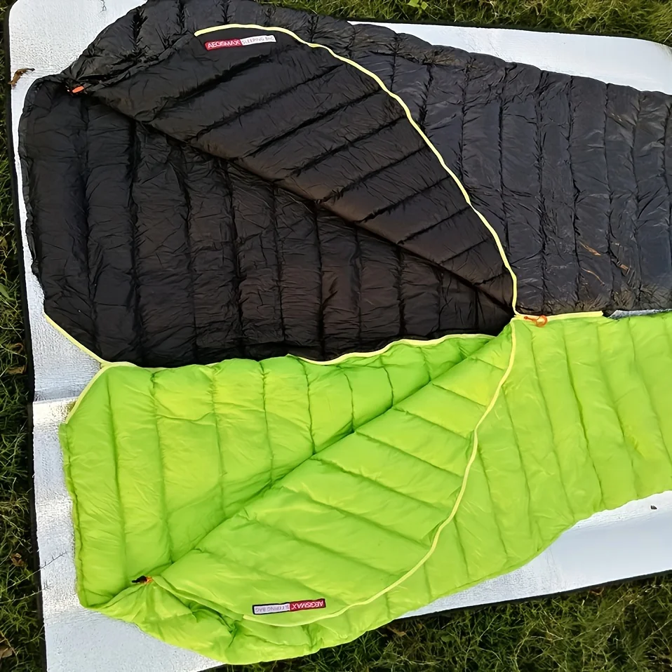 Outdoor Camping Sleeping Bag 95% Goose Down Mummy Three-Season