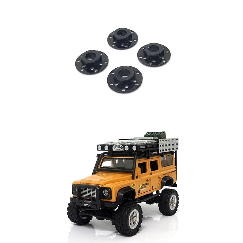 A79U-4Pcs Metal 7Mm Hex Wheel Hub Adapter Brake Disc For SG 2801 SG2801 SG-2801 D110 1/28 RC Crawler Car Upgrade Parts