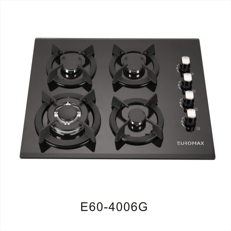 Factory OEM/ODM/CKD/SKD Built-in 4 Burners Cooker Gas Hob/Cooking 60CM Gas Cooktop Glass Stove