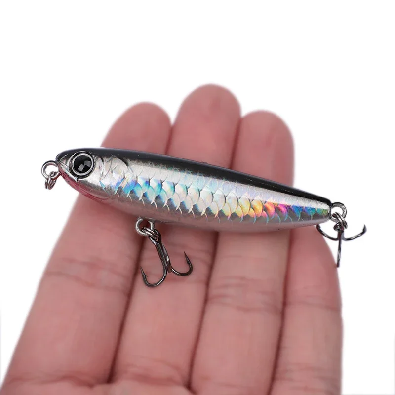 OUTKIT Fishing Lure Floating Pencil StickBait Lure 6cm 6g Wobblers Topwater Crankbait lures Artificiais Long Casting Hard Bait - 4