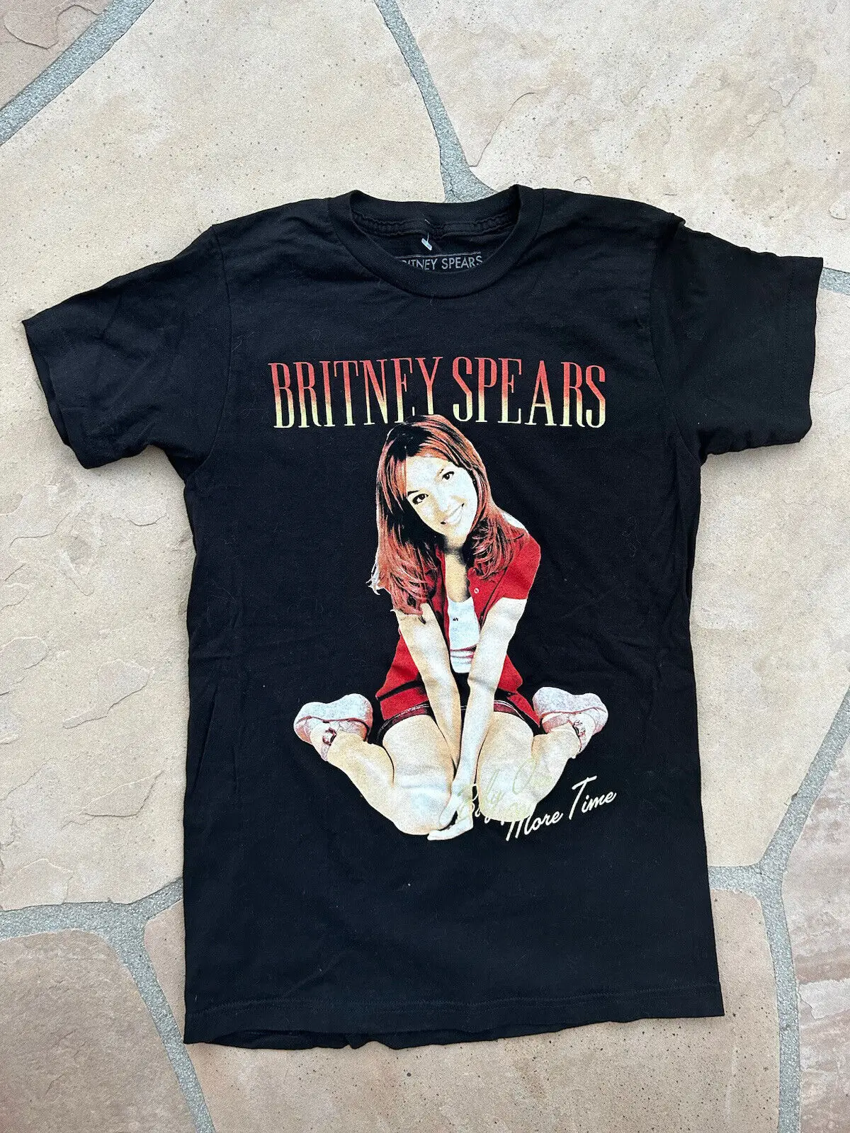 Britney Spears Album Baby One More Time T-Shirt Vintage Style Tee Anni '90 Classic S