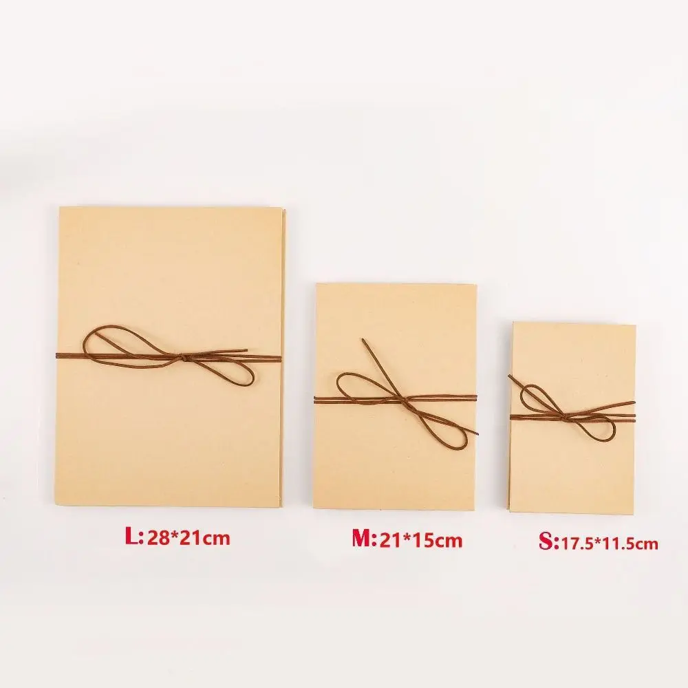 High Quality Kraft Paper Accordion Photo Album 16 Pages Folding Type Idol Photo Card Holder Adhesive style Diy Album Gifts