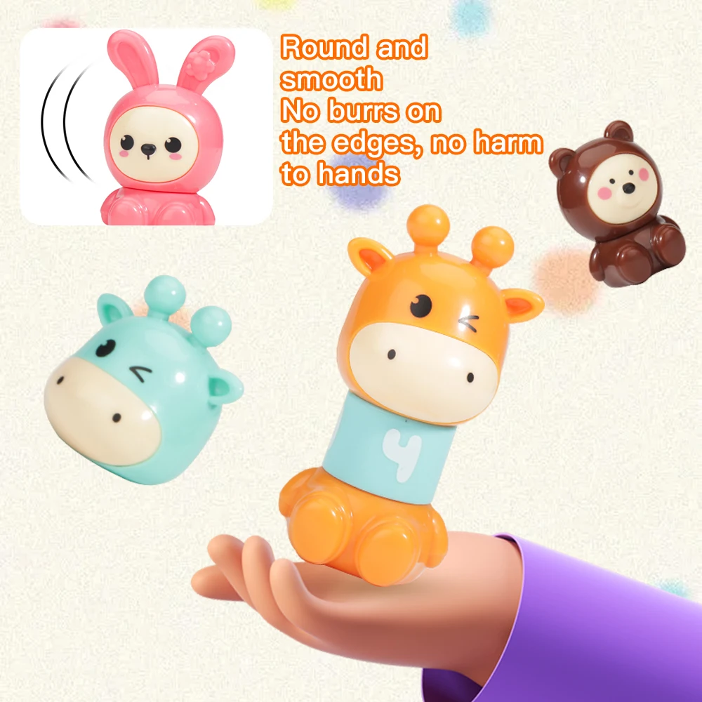 Children's Educational Toys Cartoon Matching&Mathletic Toys for Kids Learning Letter Spelling Color Recognition&Math Calculation