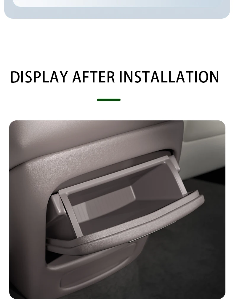 For ZEEKR 7X Rear air outlet storage box Silicone storage box at the back of the
