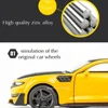 Scale 1/32 Camaro Toys Model Car Alloy Metal Diecast With 4 Door Opened Sound Light Pull Back Vehicle for Boy Gift Collection 3