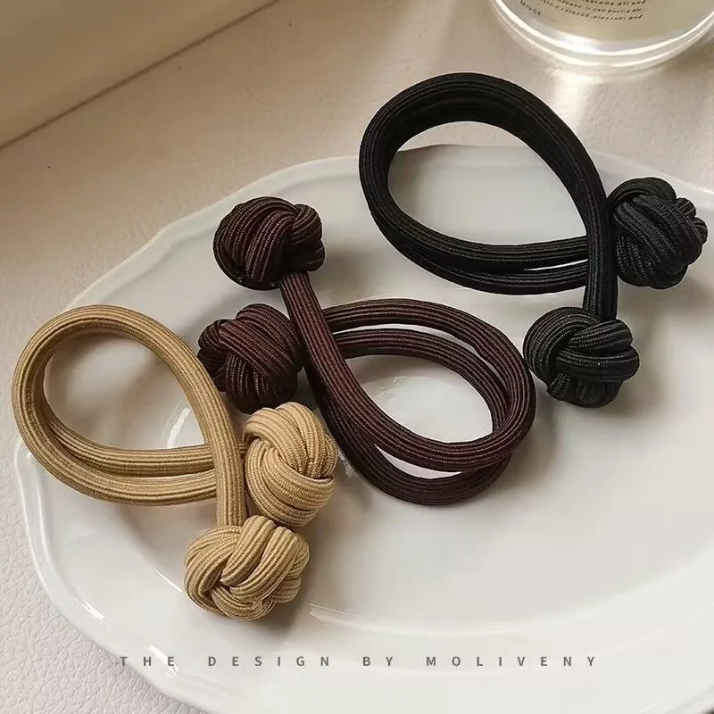 Women's Stretchy Hair Ties Set - Fashionable Elastic Ponytail Holders