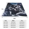 Serpent Hashira Obanai Iguro Fleece Blanket Anime Demon Slayer Funny Throw Blanket for Home 150*125cm Rug Piece 5