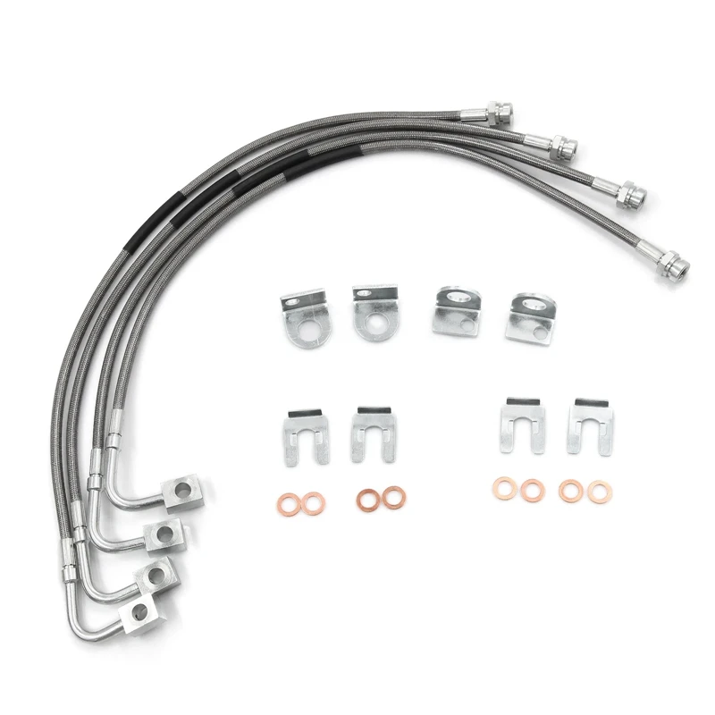 

Extended Front/Rear Brake Lines For Jeep Wrangler JK 2007-2018 Spare Parts Parts 4-6Inch Of Lift