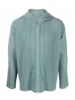 Miyake Pleated Homme Plisse Men's Fine Pleated Hooded Zipper Jacket 5