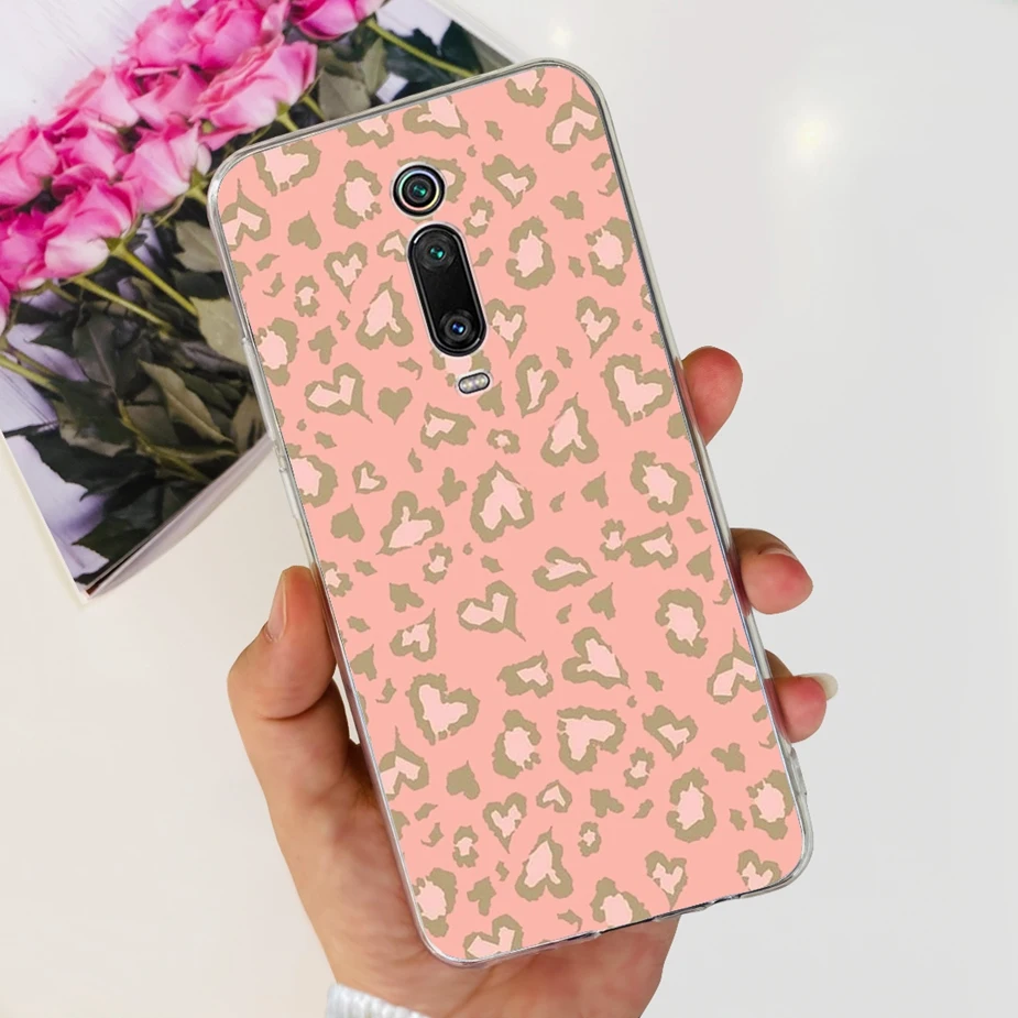 Stylish Painted Clear Silicone Phone Case with Bumper Protection
