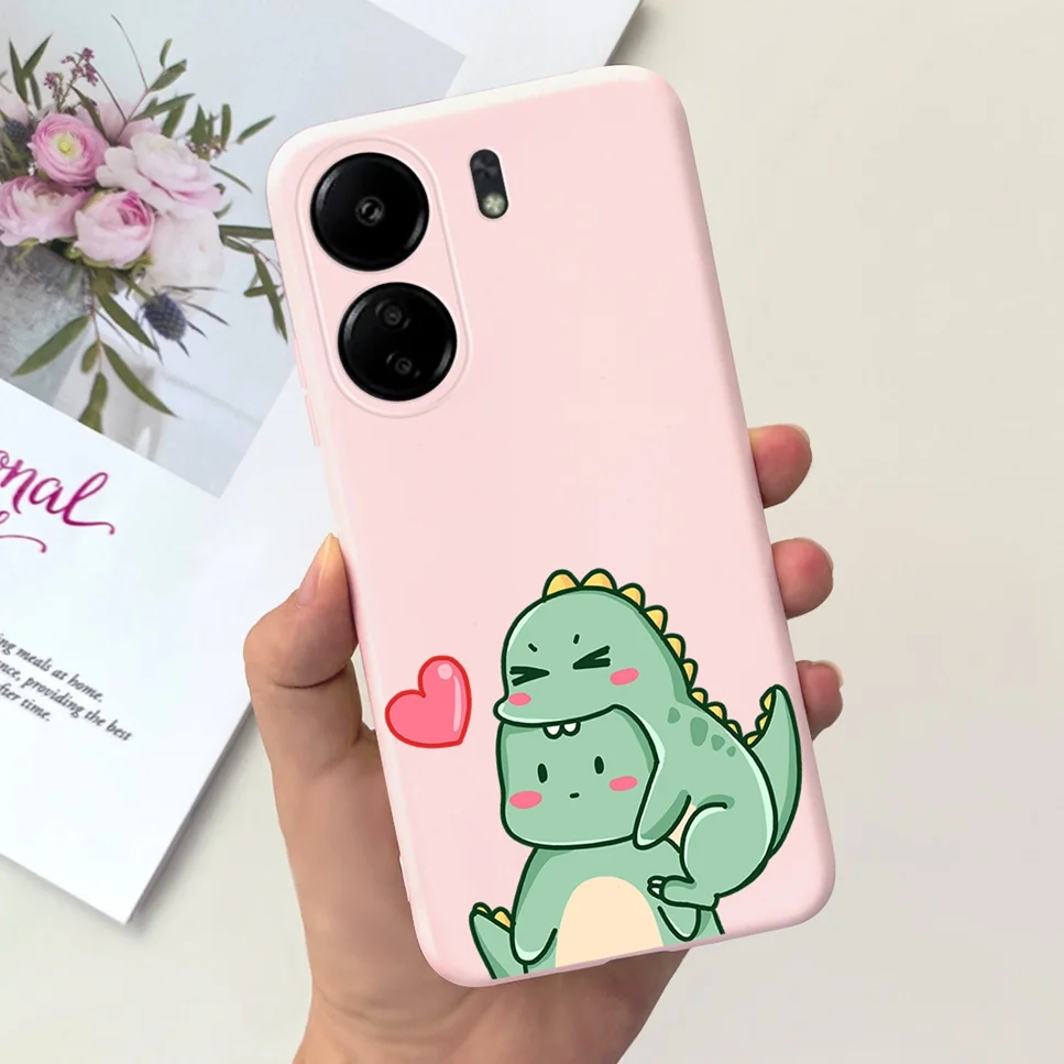 For Xiaomi POCO C65 Case Cute Cartoon Cat Painted TPU Silicone Back Cover For Xioami POCO C65 POCOC65 C 65 6.74 Phone Case Funda
