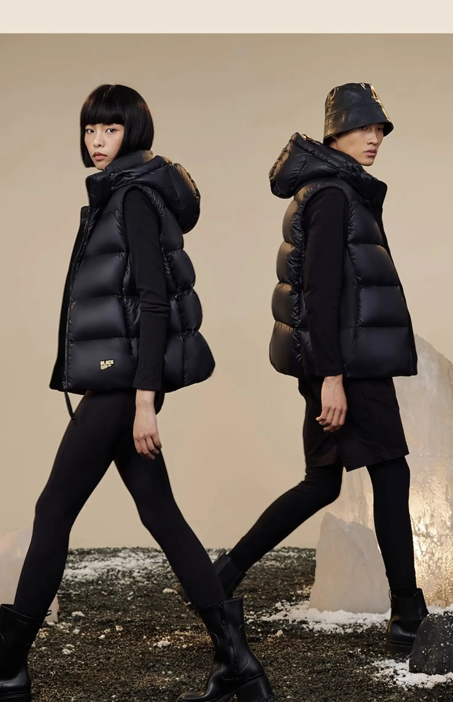 Goose Down Vest Styling 4