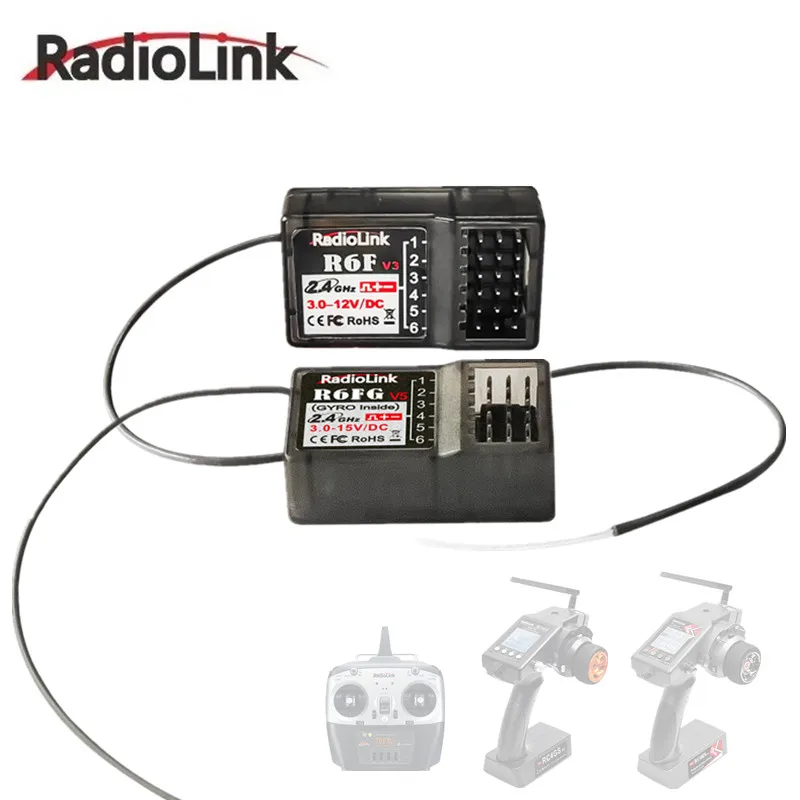 Advanced 2.4G 6-Channel Receiver with Gyro Function