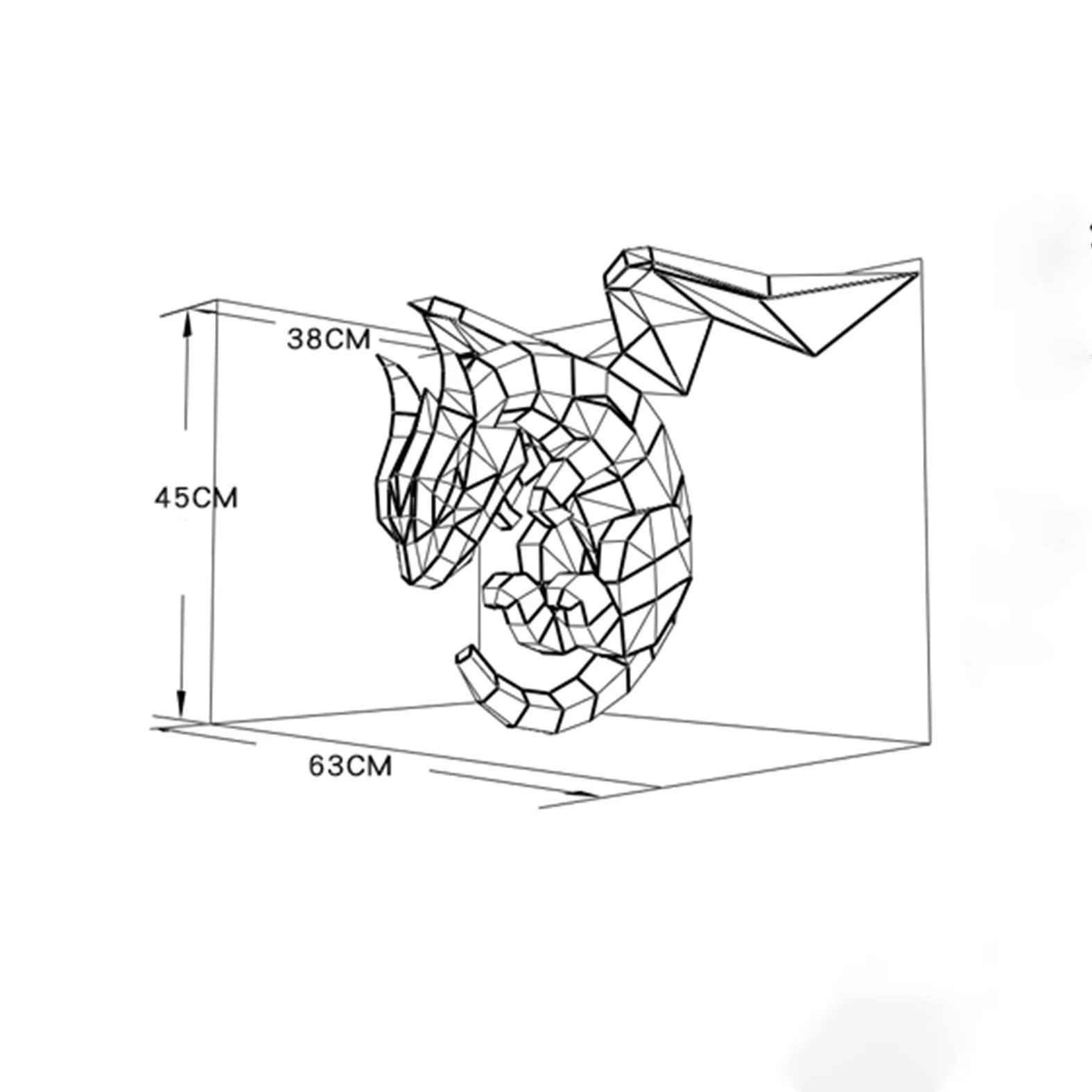 수도꼭지 벽걸이 벽 입체 장식, DIY 종이 아트 모델, 3D 벽 펜던트