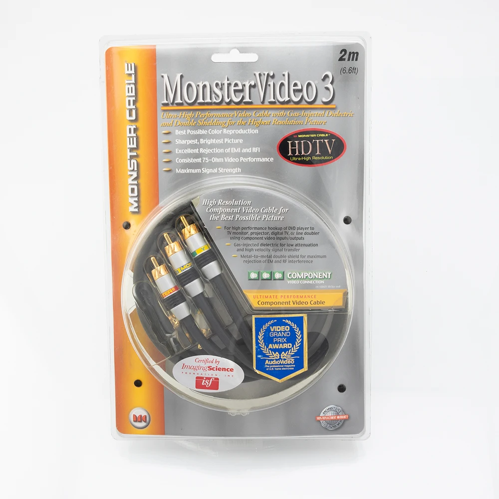 MONSTER Cable MonsterVideo3 Component Cable MV3CV-2M -6.6ft