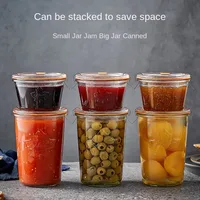 Vintage Transprent Sealed Jar Glass Large Capacity Kitchen Storage Tight Jar Tea Grains Snacks Storage Storage Jars 1