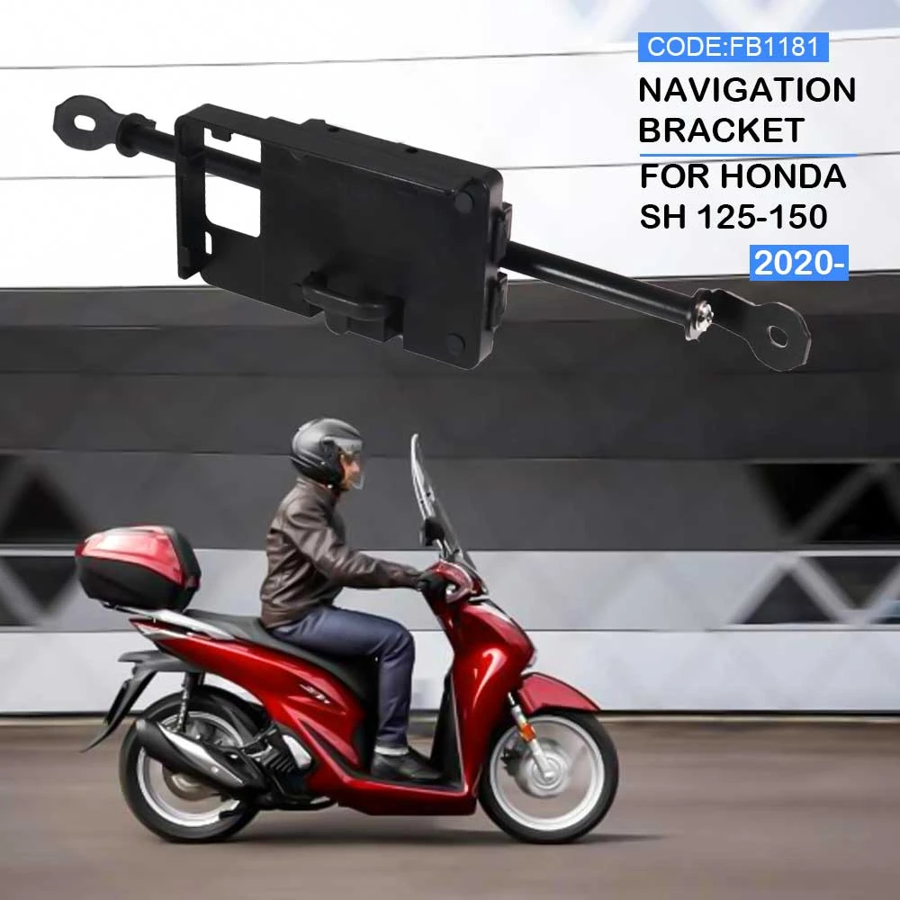 For Honda Sh 125 150 Sh125 150 21 22 Gps Mobile Phone Holder Plate Stand Adapt Support Motorcycle Navigation Bracket Gps Navigation Aliexpress
