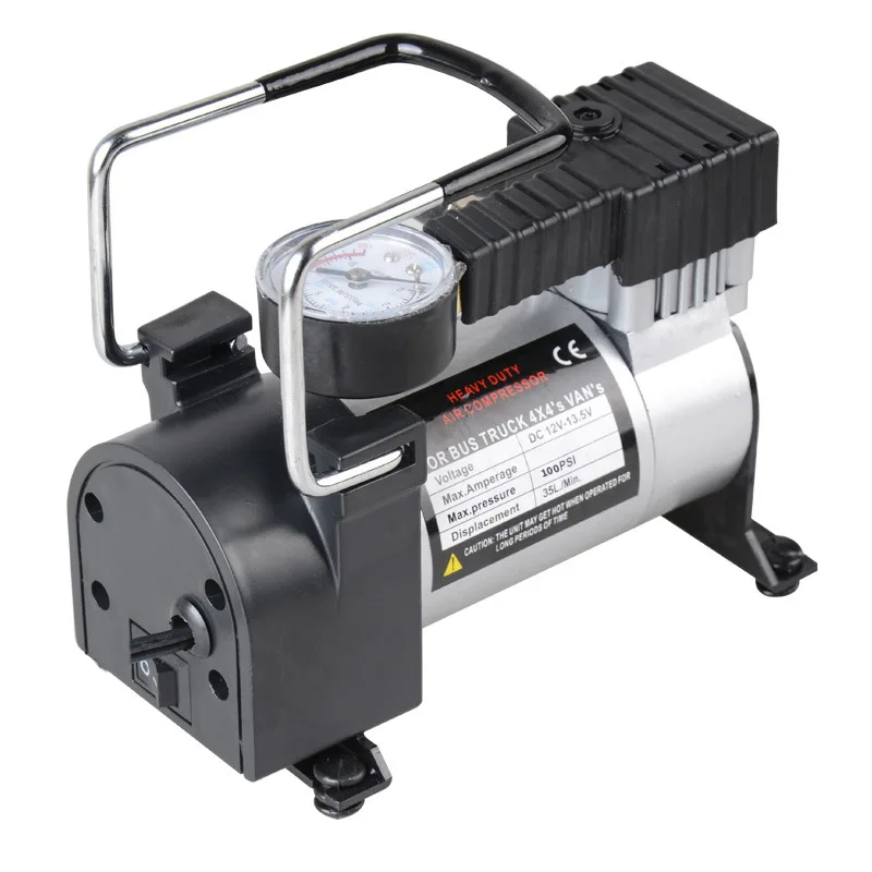 Vehicle Air Pump Car Tire Air Pump Single Cylinder Air Pump 12v Metal Electric Emergency Tool