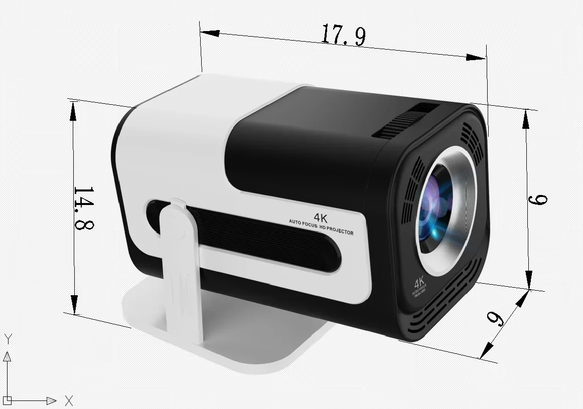 JS320 Projector android13 home living wall 4K short focus genuine Retro video game consoles Support screen mirroring phones