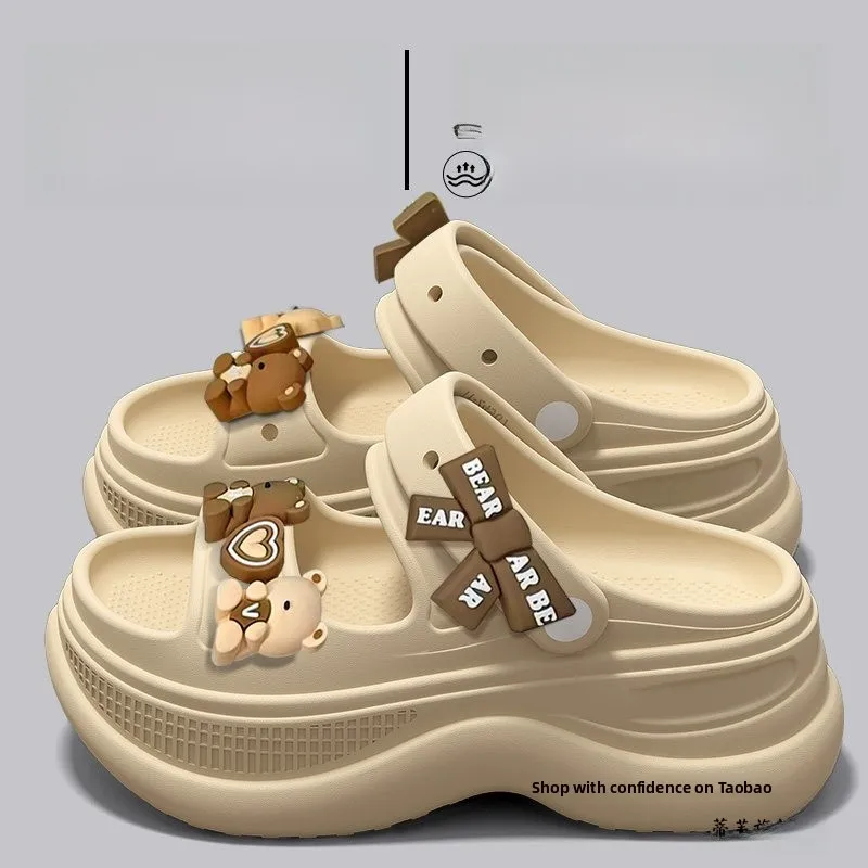 Women's Sandals 2026 New Summer Outdoor Fashion Heightening Work Special Soft Bottom Anti-slip Casual Slippers Ladies - 2