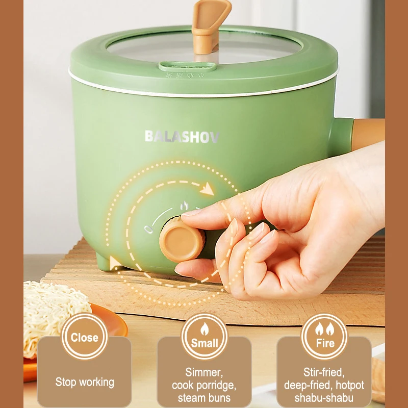 110V/220V Multi Cookers Machine 1-2 People Hot Pot Household Non-stick Pan Hot Pot Rice Cooker Cooking Appliances Rice Cooker 4