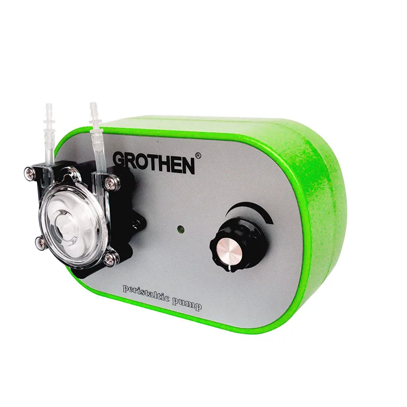 Liquid Transfer Pump Adjustable Peristaltic Pump Amount Adjustable High Precision Small Peristaltic Pump Liquid Pump GROTHEN 10ml/min to 160ml/min