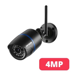 Enhanced Outdoor WiFi Security Camera - HD 4MP 1080P Wireless Surveillance Bullet CCTV - 4MP Wifi Camera