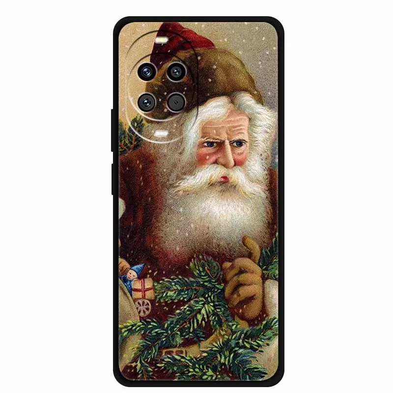 Festive Cartoon Christmas Soft TPU Phone Case - Fun & Durable Bumper Cover