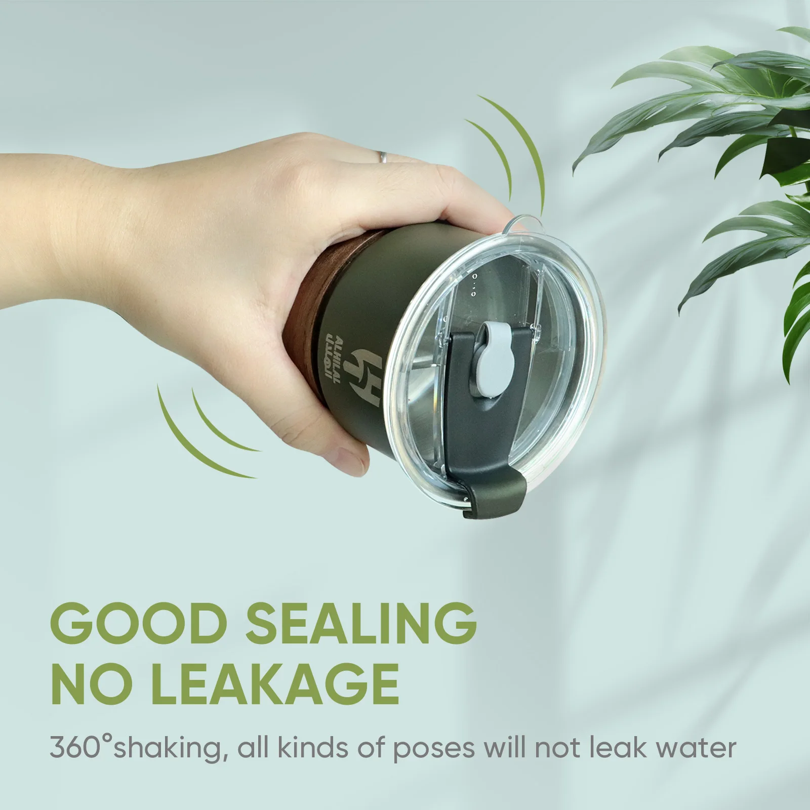 Royal Stainless Steel Coffee Cup 300ml with Lid -...