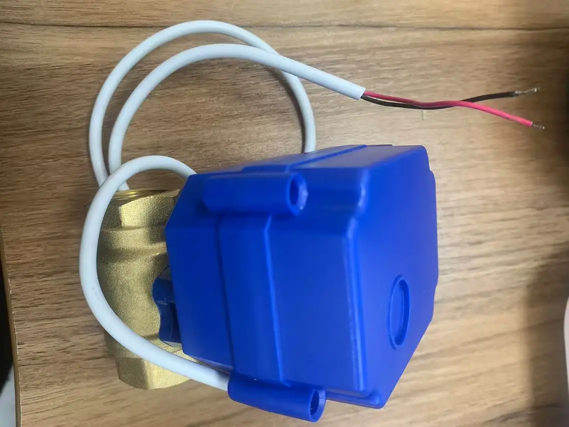 DN15 Brass 2 Way Automatic Flow Control Mini Electric Motorized Ball Valve 12v 24v 220v Electric Motorized Ball Valve