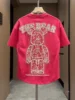 Pure Cotton ort Sve T-irt Retro Trendy New Summer Men Women American Sle f Sve Top Men's Women's Casual Wear