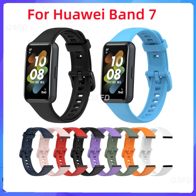 Nylon loop band For Huawei band 7 strap accessories Smart watch replacement  belt wristband Sport bracelet Huawei band 7 correa - AliExpress