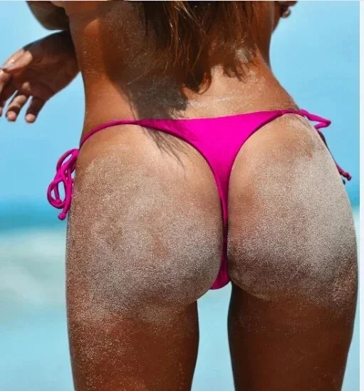 Sexy Tiny Brazilian Bikini Bottom Female Swimwear Women G-string Briefs Micro Mini Thong Panties Underwear Tanga