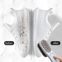 2-Sided Long Handle Boot Cleaner Rubber Eraser Set Shoes Stain Dust Suede Cleaning Brush Shoes Shoe Care Brush Suede Clean Up 2