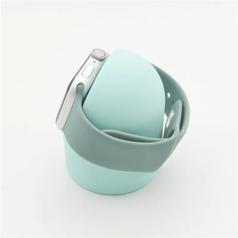 Apple Watch Standapple Watch Charging Base 1-7 Generation Universal Desktop Charging Stand Silicone Non-slip Soft Convenient