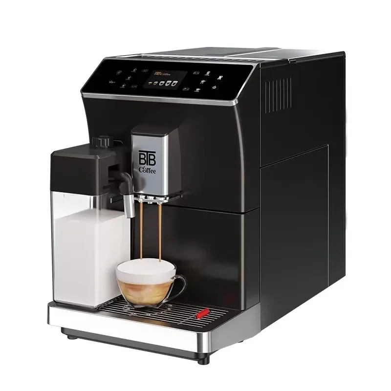 19Bar Ulka Pump Electric Milk Frother Milk Box One Touch Bean To Cup Cappuccino Latte Home Office Use Automatic Coffee Machine 3