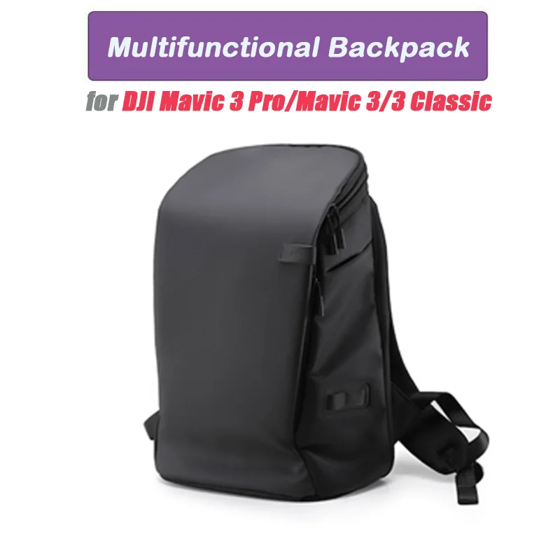 Multifunctional Backpack for DJI Mavic 3 Pro/Mavic 3/3 Classic Waterproof Shoulder Bag Drone Accessories Storage Carrying Case