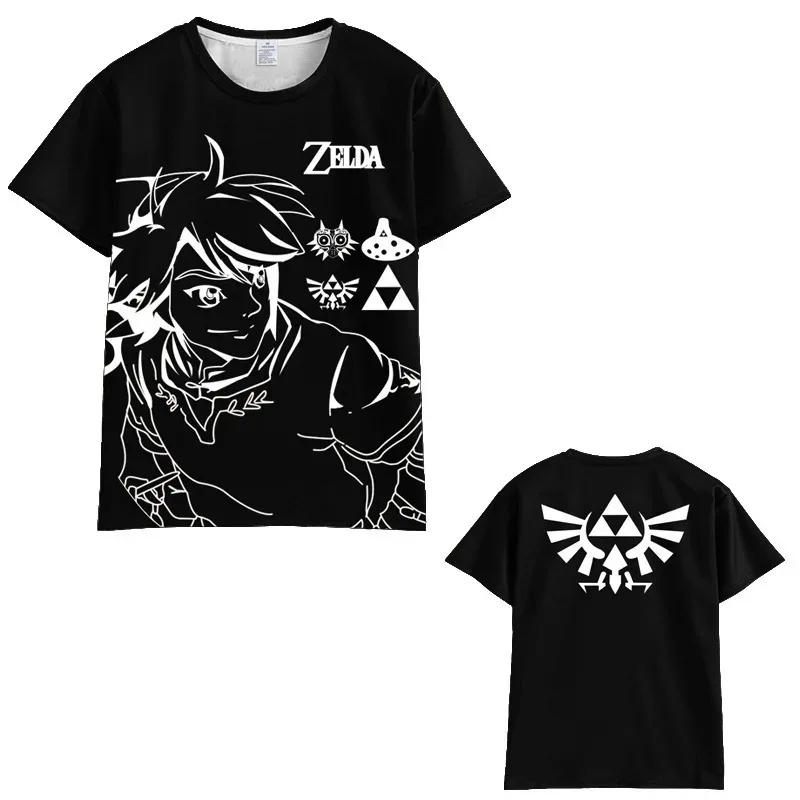 Summer Children's T-shirt Hailaru Brave Swordsman Link 3D Printed Pattern T-shirt Fashion Casual Short Sleeve 2