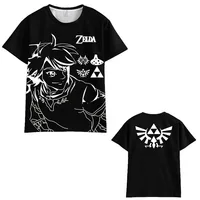 Summer Children's T-shirt Hailaru Brave Swordsman Link 3D Printed Pattern T-shirt Fashion Casual Short Sleeve 2