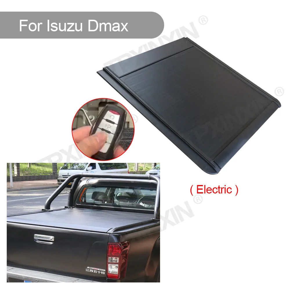 Couverture de Tonneau Rétractable pour Voiture, Couvercle de Rouleau en  Alliage, Lit Dur de Pick-up pour Isuzu Dmax