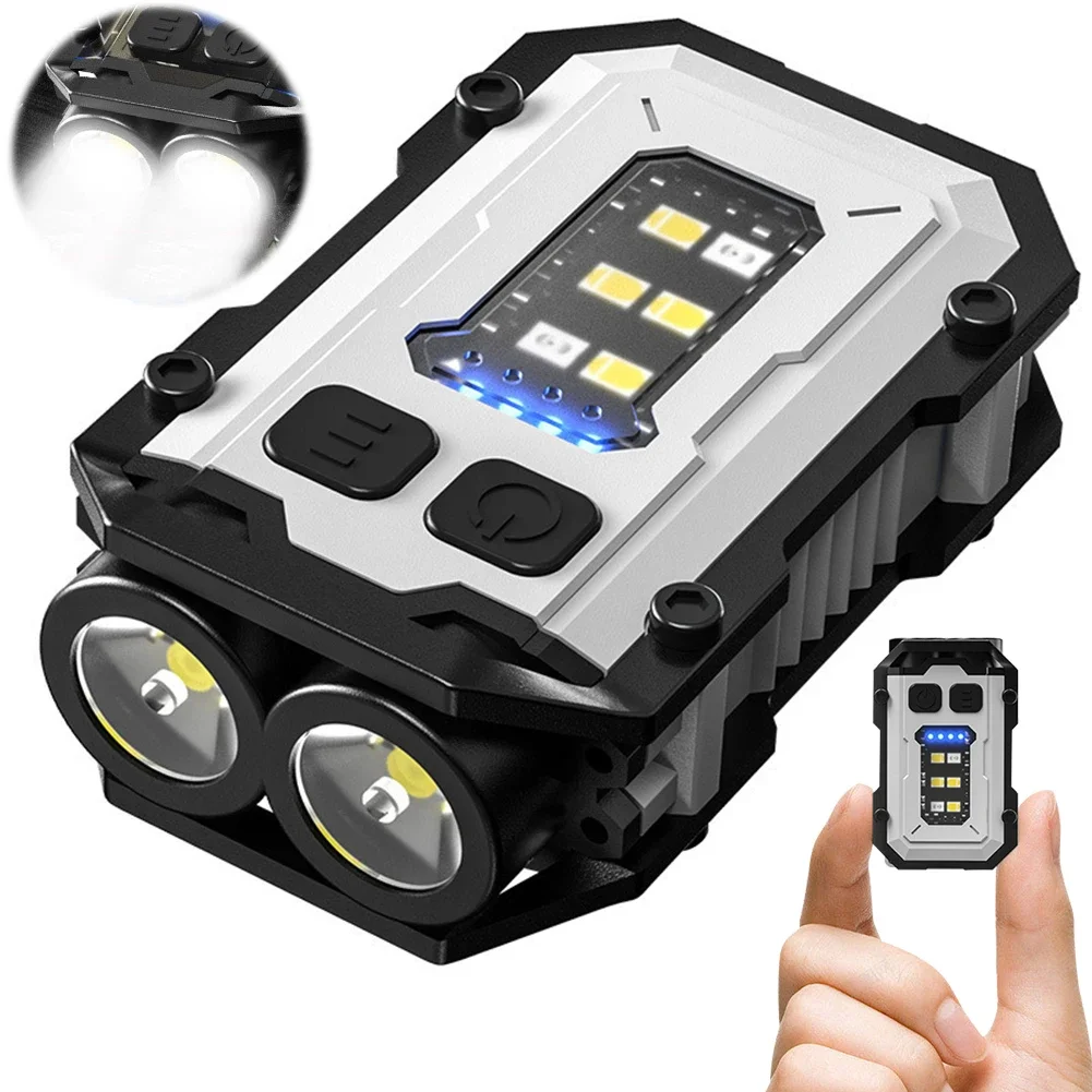 Description Picture 3 of itemMini Keychain Flashlight USB Charging High Bright Flashlight 300mAh Super Bright Torch Power Display for Camping Fishing Walking