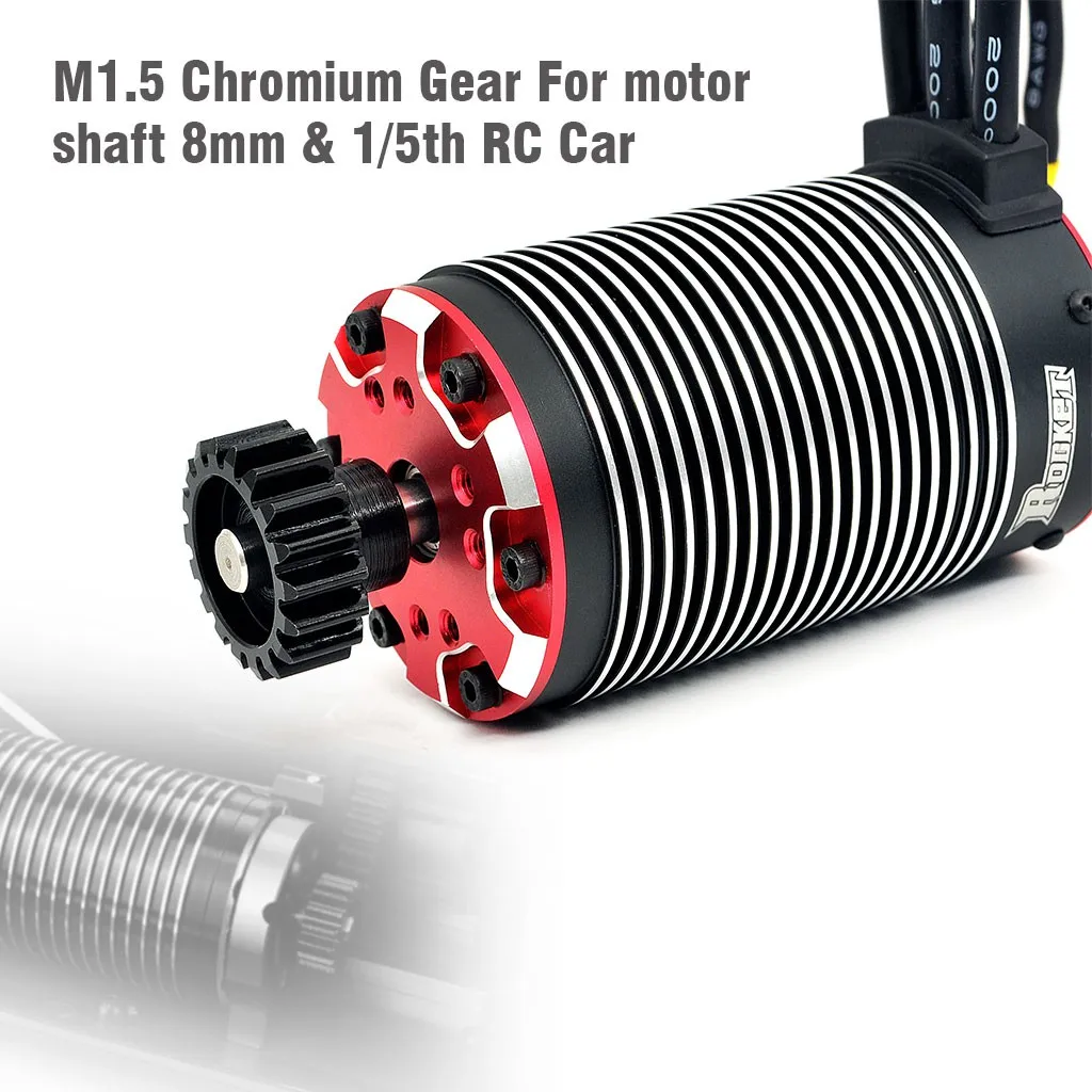 Surpass Hobby 2PCS M1.5 Metal Motor Gear Steel Pinion 11T-20T 8mm Shaft for 1/5 1/8 Rc Car 5682 5692 56112 70120 8mm motor shaft
