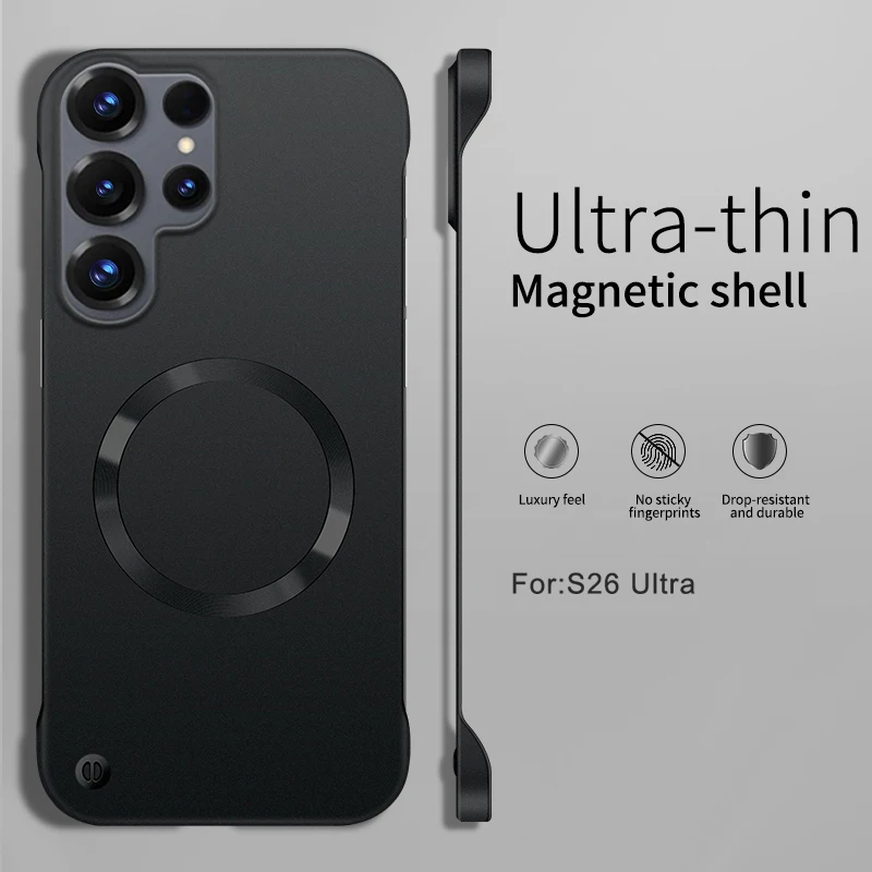 Ultra Thin Metallic Paint Magnetic Frameless Cooling Hard PC Case Cover