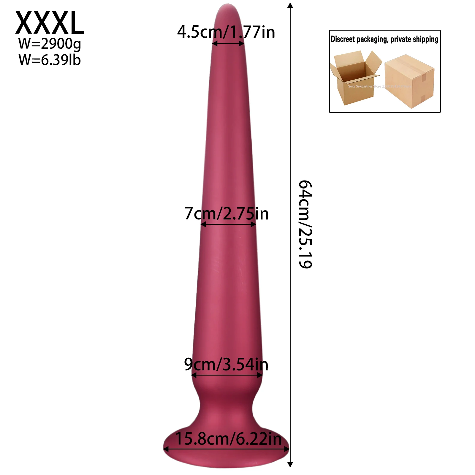 Huge Anal Plug Large Butt Plug For Men And Women Training Toy_voghion.com