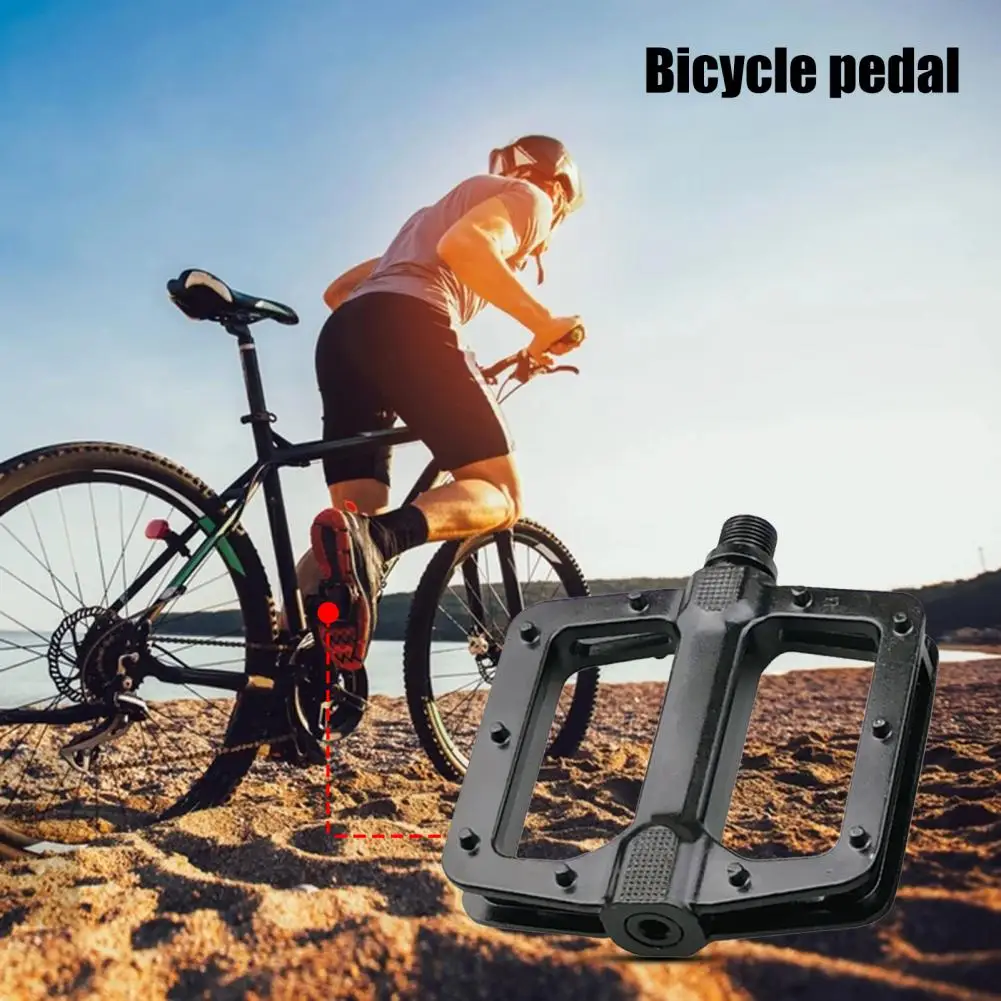 

1 Pair Bicycle Pedal Anti Slip Pedals Aluminum Alloy Left Right Distinction Reflective Bike Pedals Cycling Supplies